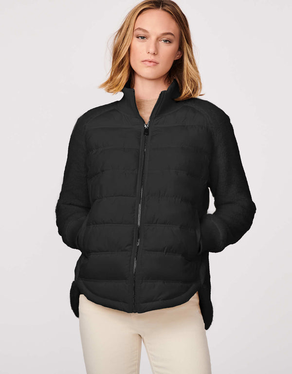 machine wash safe puffer jacket with a classic hip length fit for american and canadian women