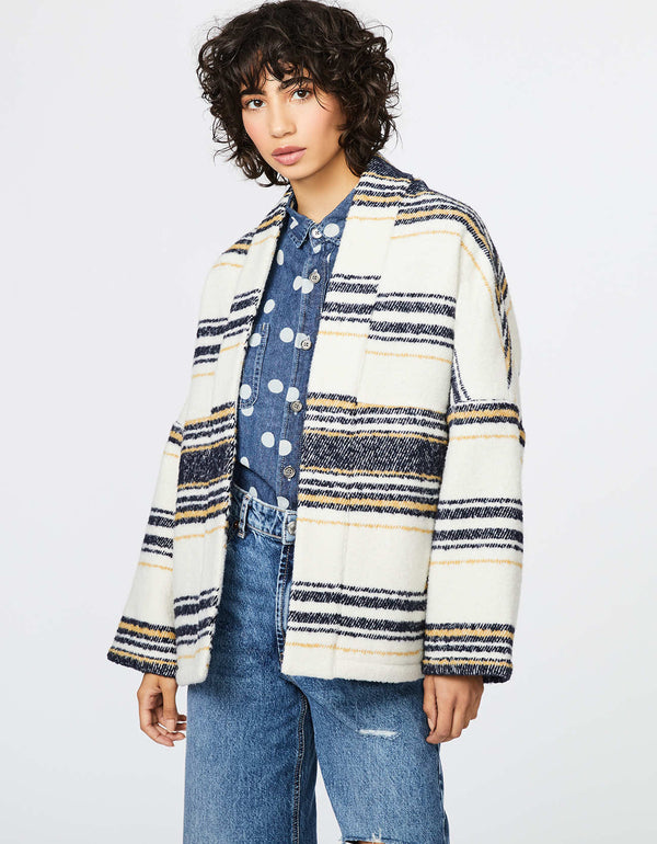 spring women clothing includes this blanket jacket also good for indoor outdoor layer